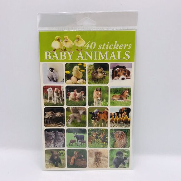 960 Stickers Baby Animals For Student Rewards Scrapbooking Homeschool Stickers - Picture 4 of 4